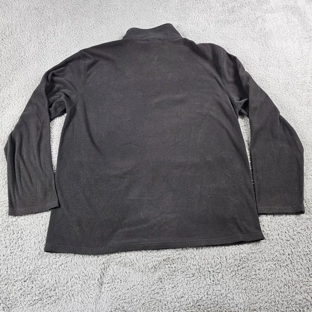 North Face Jacket Mens XL Black Fleece Contrail Full Zip Outdoor Hiking Casual